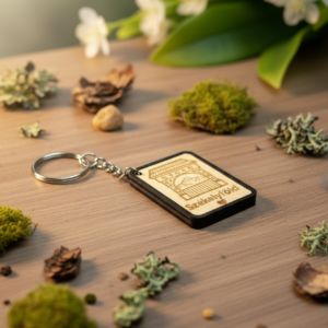 Székelyföld Schlüsselanhänger – Lasergravur Holz & 3D-Rahmen