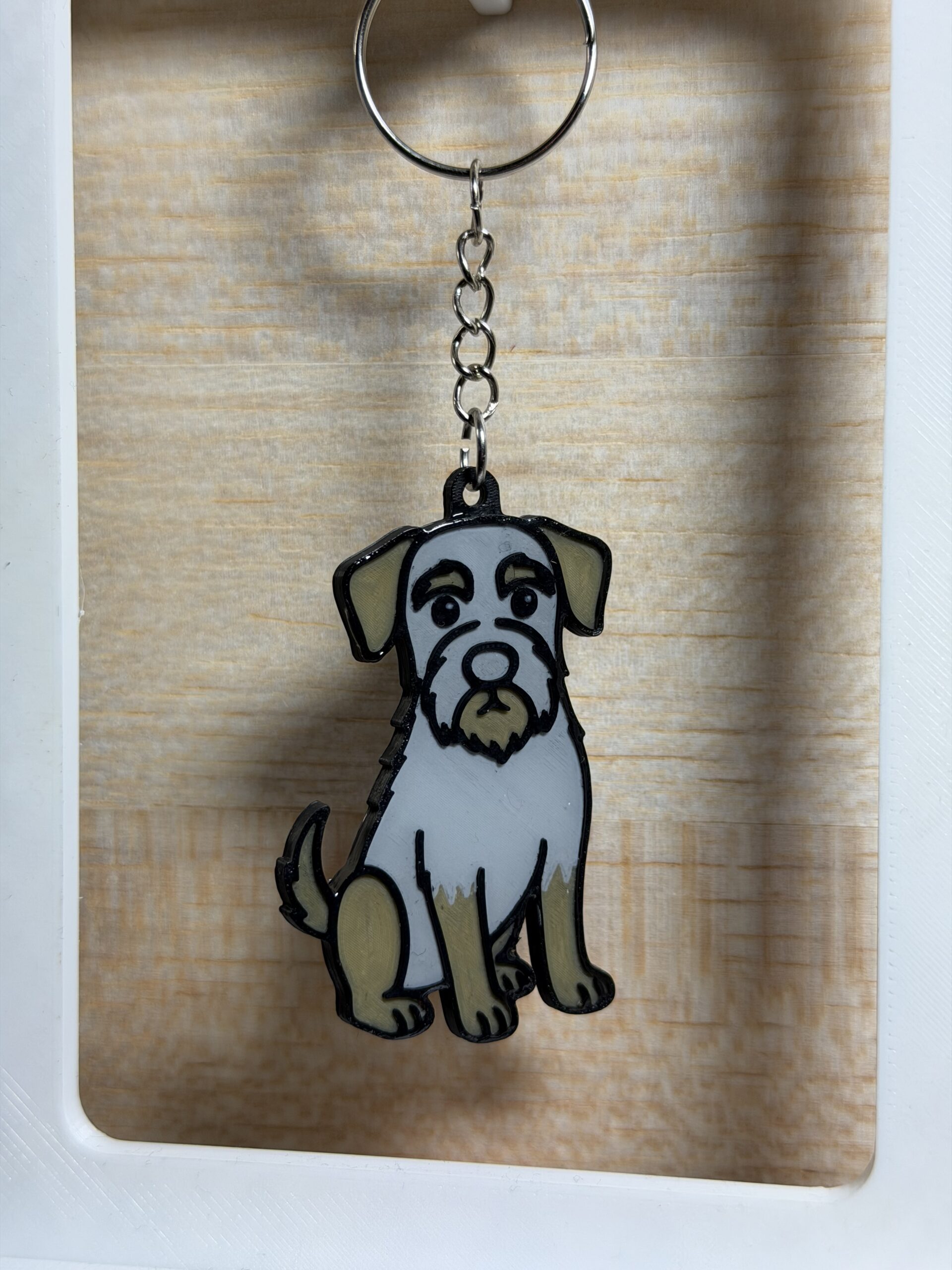 Handgemachter 3D Hundeschlüsselanhänger – Mops, Dackel, Labrador & mehr – Geschenk für Hundefans – Bild 8