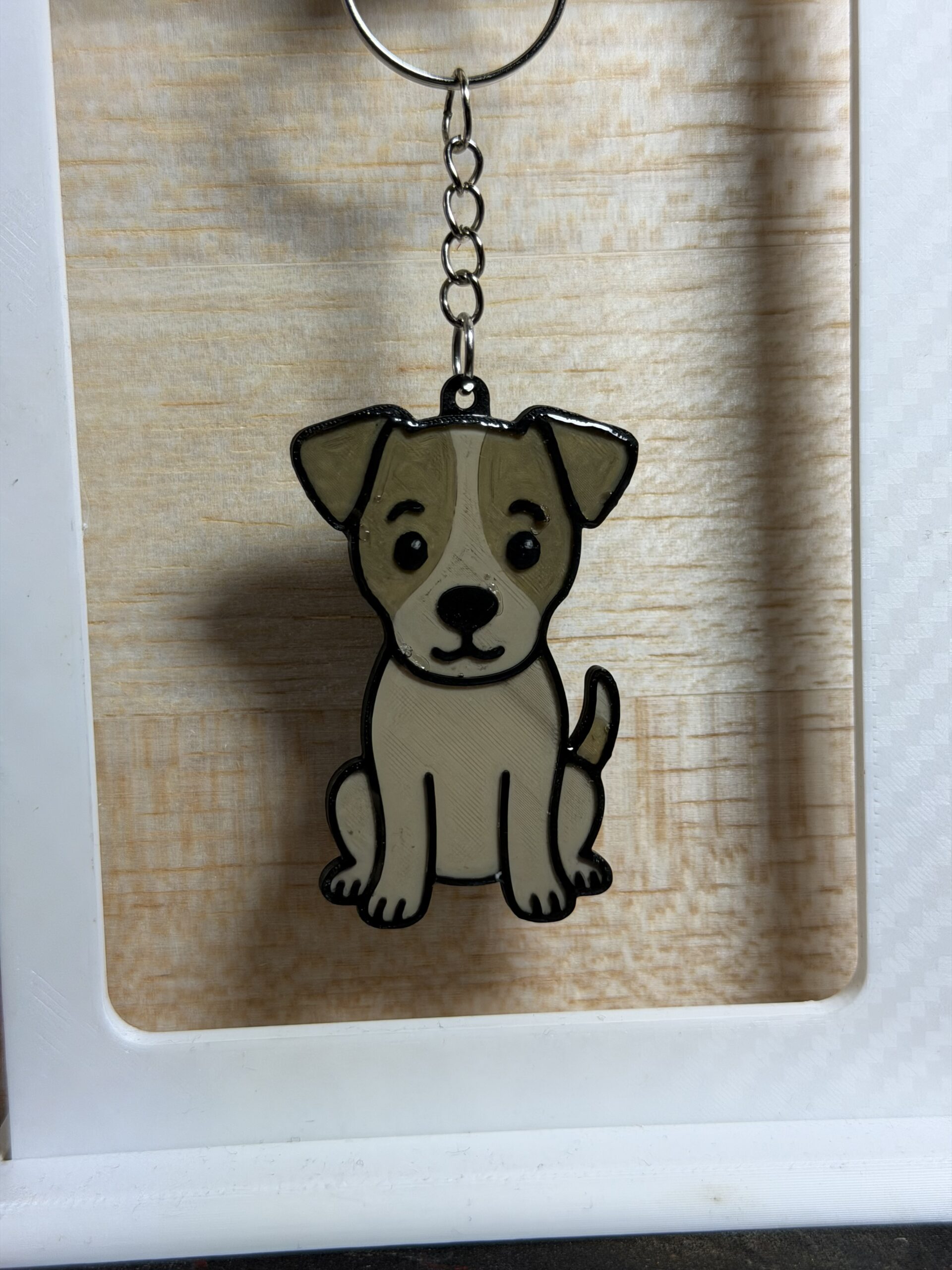 Handgemachter 3D Hundeschlüsselanhänger – Mops, Dackel, Labrador & mehr – Geschenk für Hundefans – Bild 4